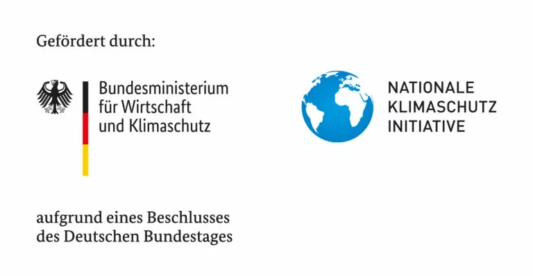 Gefördert durch Bundesministerium für Wirtschaft und Klimaschutz, sowie der nationalen Klimaschutz Initiative aufgrund eines Beschlusses des Deutschen Bundestages