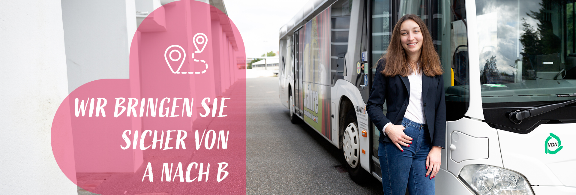 Herobild Bus und Parken