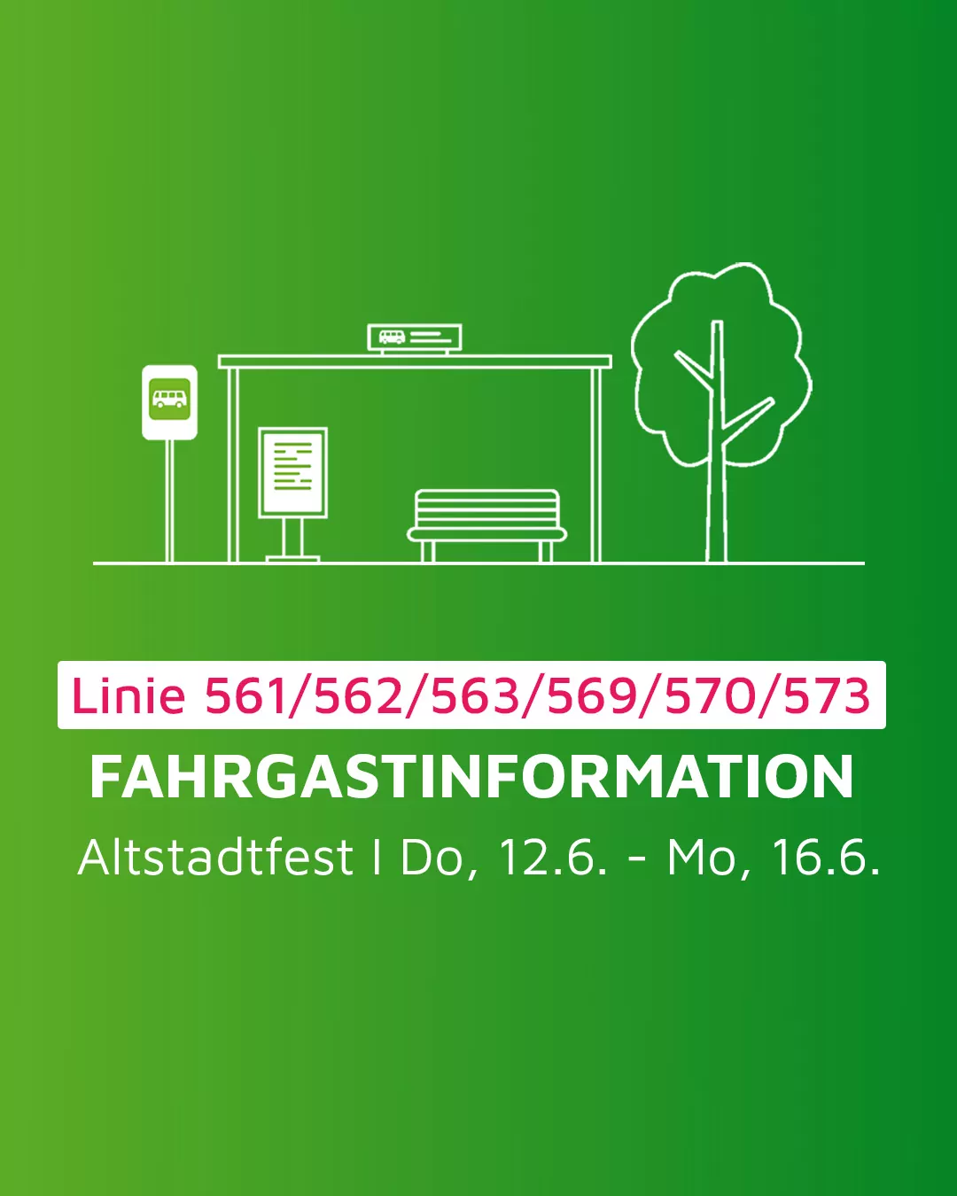 Fahrgastinformation Linie 561/562/563/570/573 - Stadtwerke Neumarkt