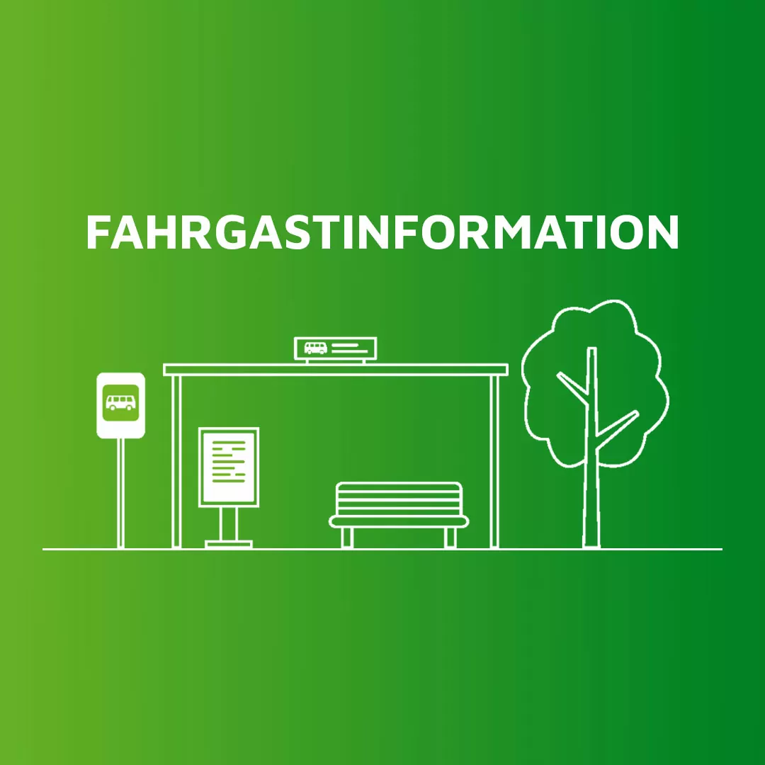 illustratives Bild für eine Fahrgastinformation