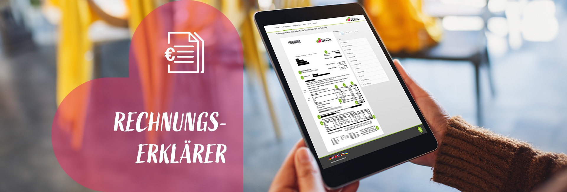 Herobild Rechnungserklärer