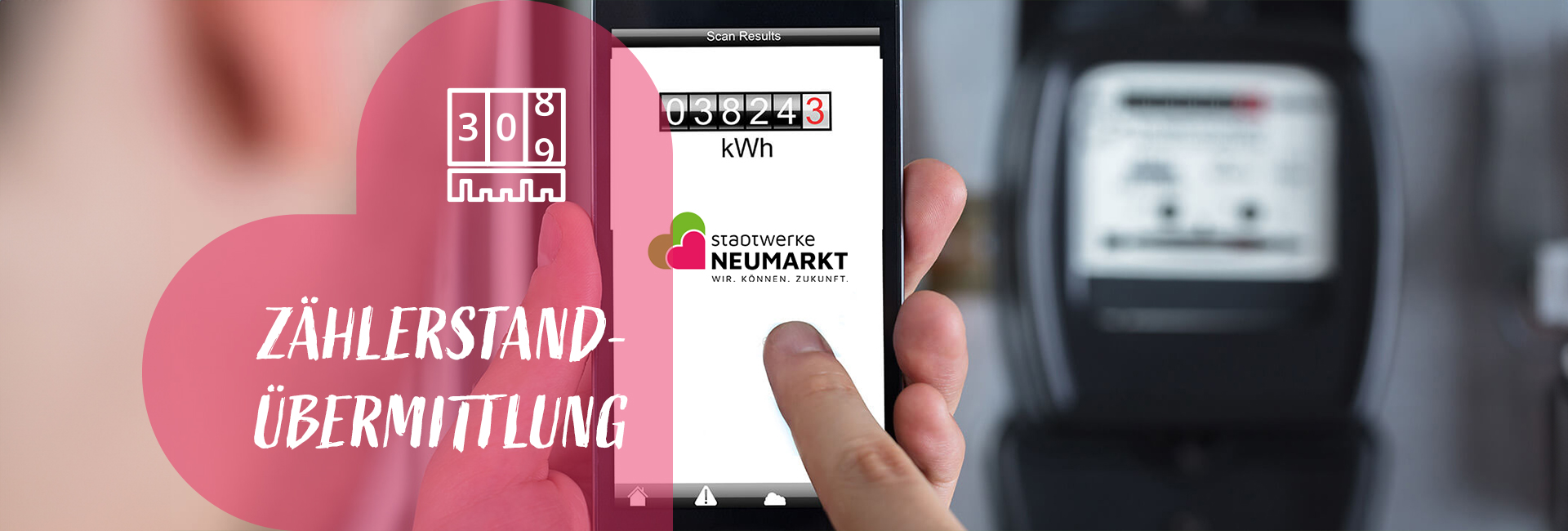 Herobild Zählerstandübermittlung