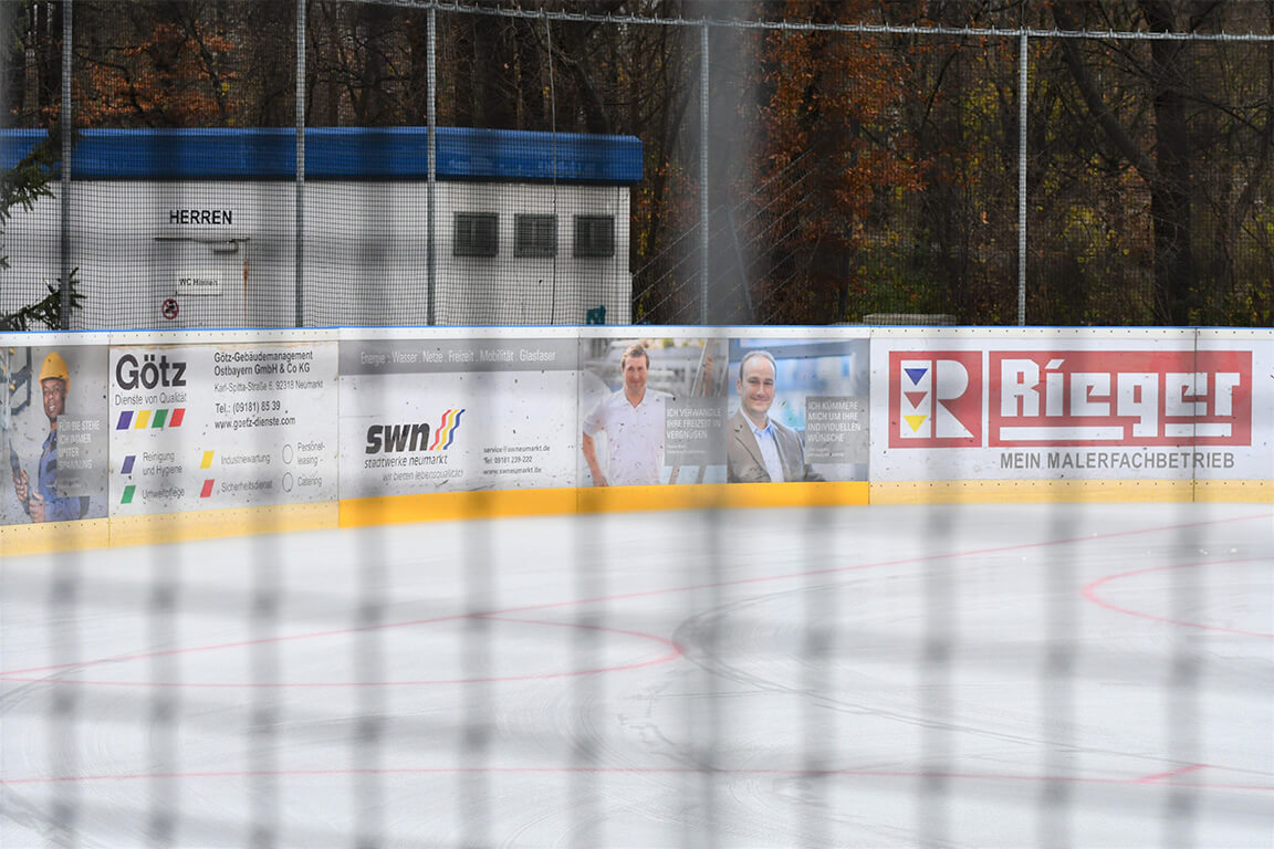 Mobile Eislaufanlage der Stadtwerke Neumarkt