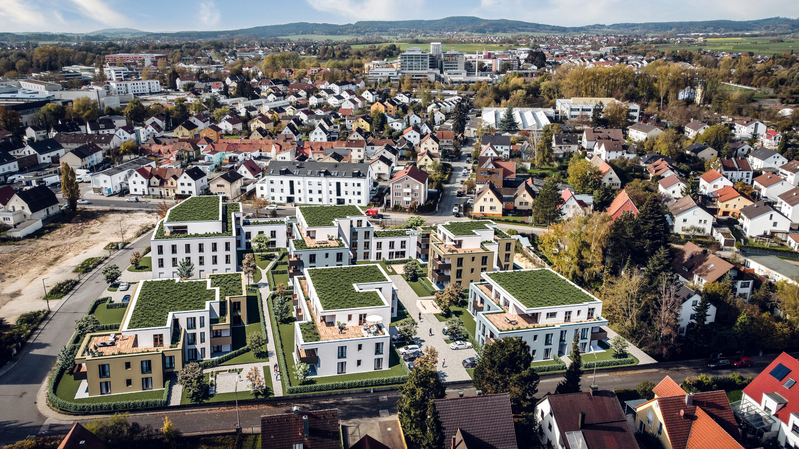 Milchhof Neumarkt, Übersicht über das Wohnquartier